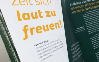 Jubiläumsartikel für Kund:innenmagazin